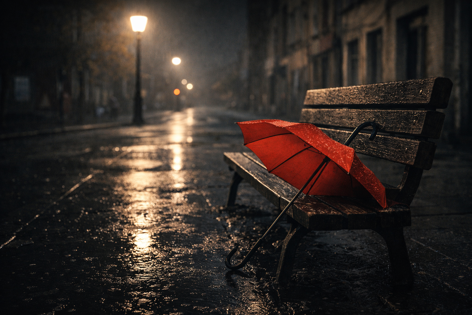 المظلة الحمراء